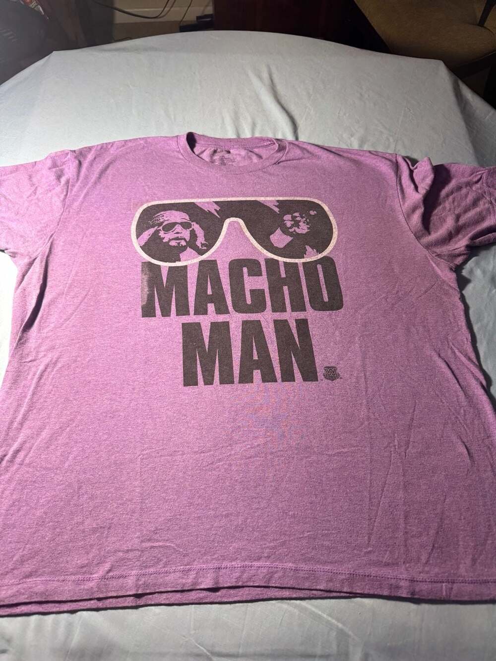 WWE Macho Man Randy Savage Size XXL T-Shirt Purple